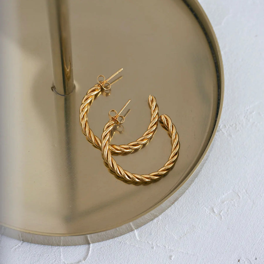 CHASINA HOOP EARRINGS