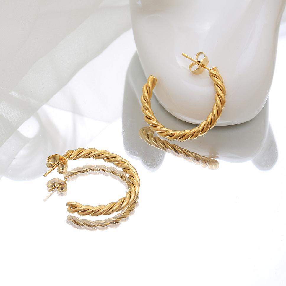 CHASINA HOOP EARRINGS