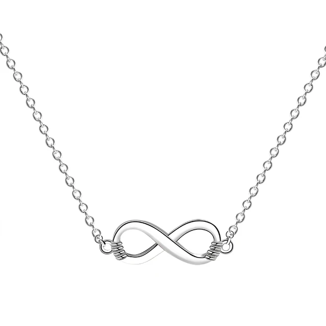 925 Sterling Silver Infinity Jewelry Sets earrings necklace