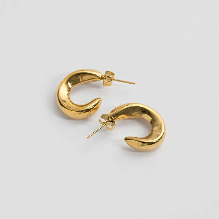 Thick Hoop Earrings