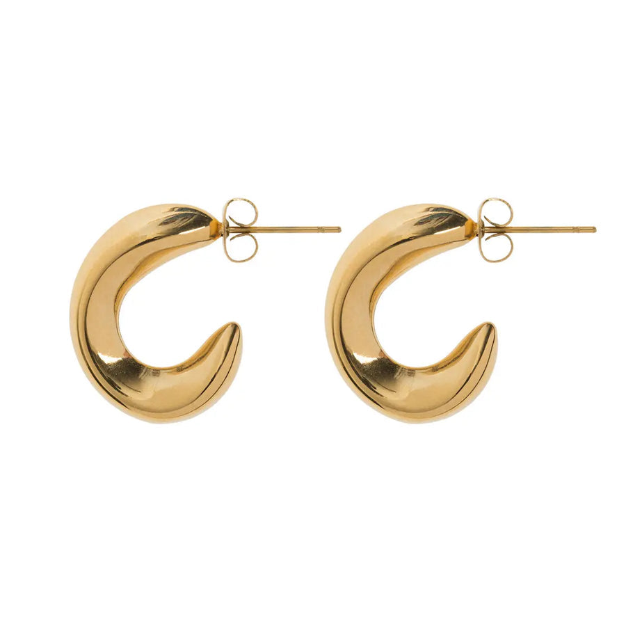 Thick Hoop Earrings